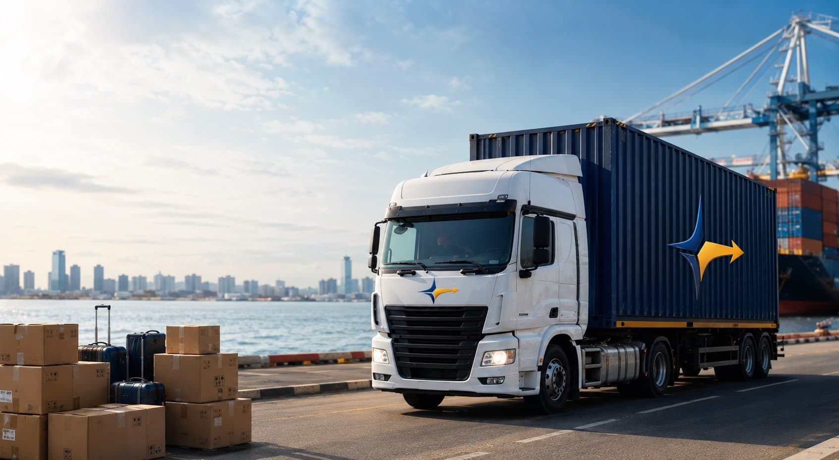 Camion Gaal-SN Express au port de Casablanca